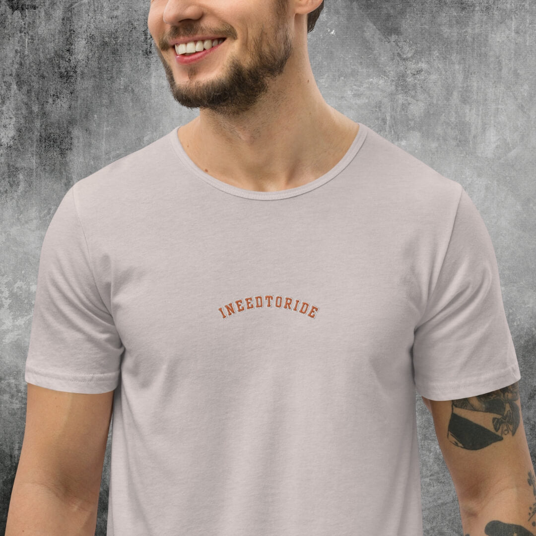 Varsity Curved Hem Tee | Men's
