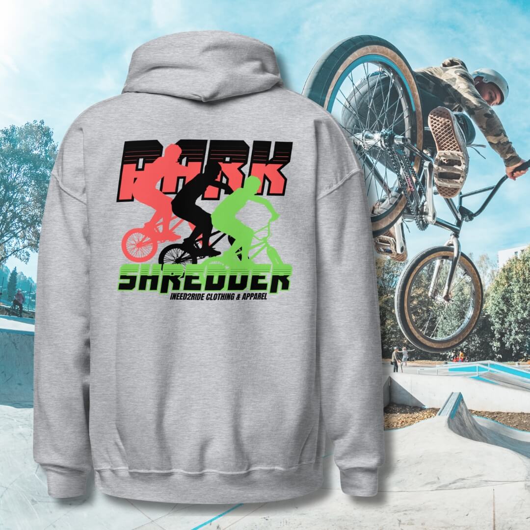 Park Shredder Sport Grey Hoodie Back