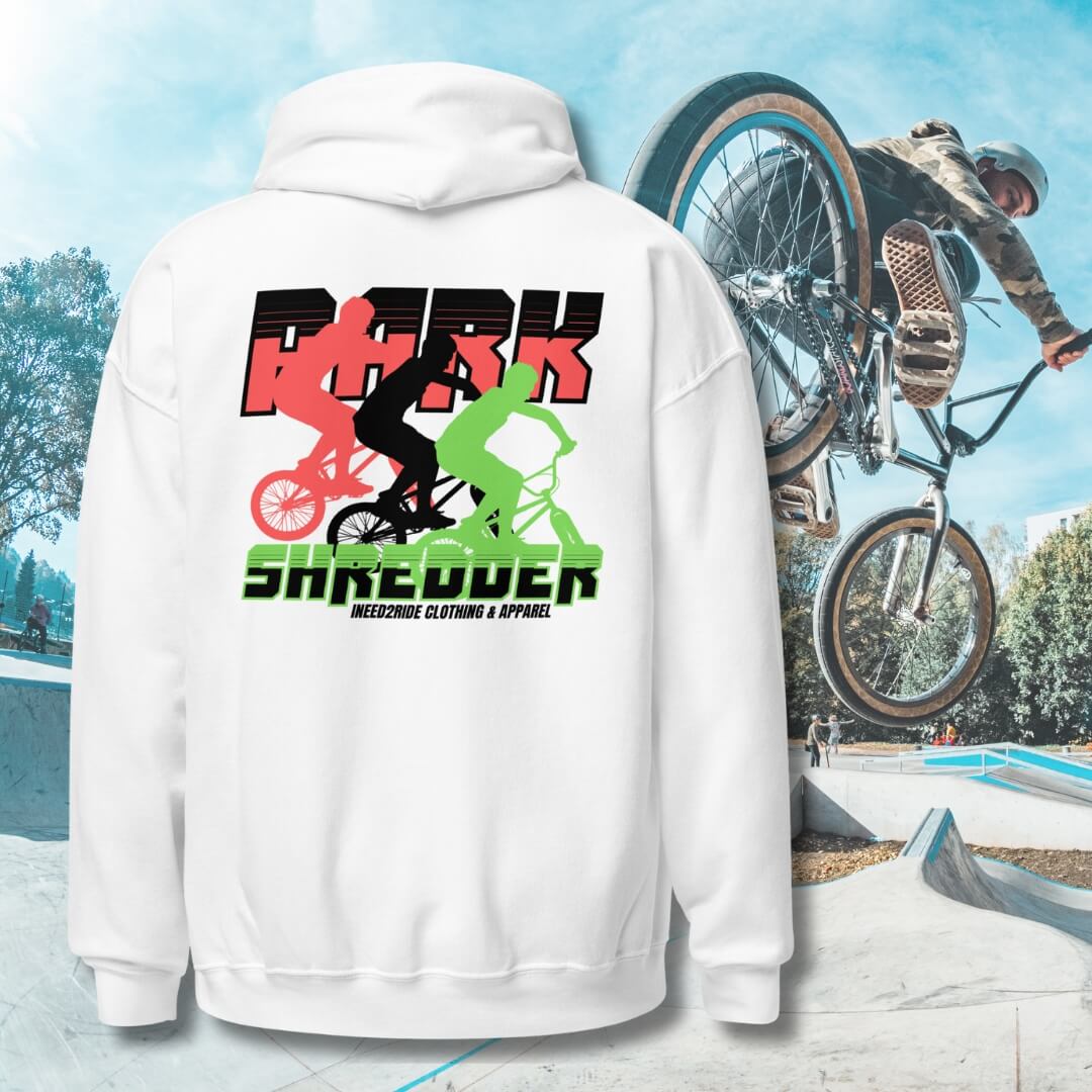 Park Shredder White Hoodie Back