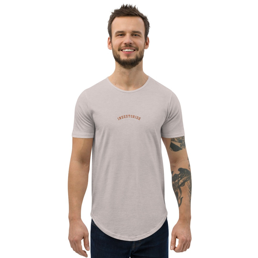 Varsity Curved Hem Tee | Men's