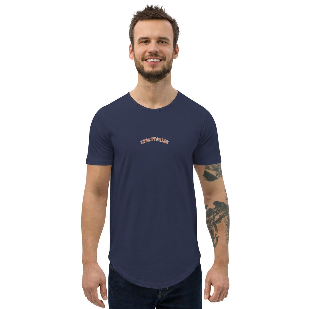 Varsity Curved Hem Tee | Men's
