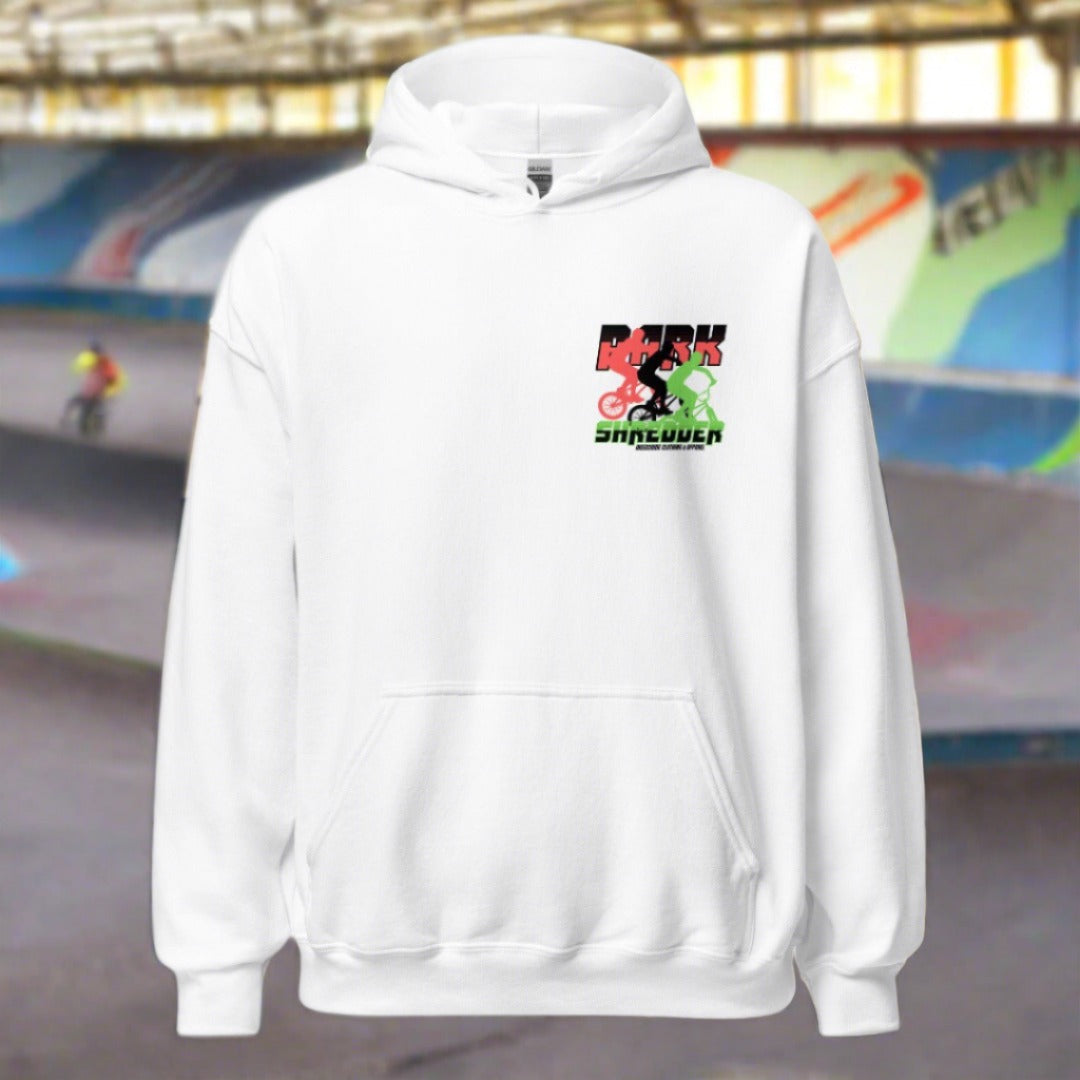Park Shredder White Hoodie Front