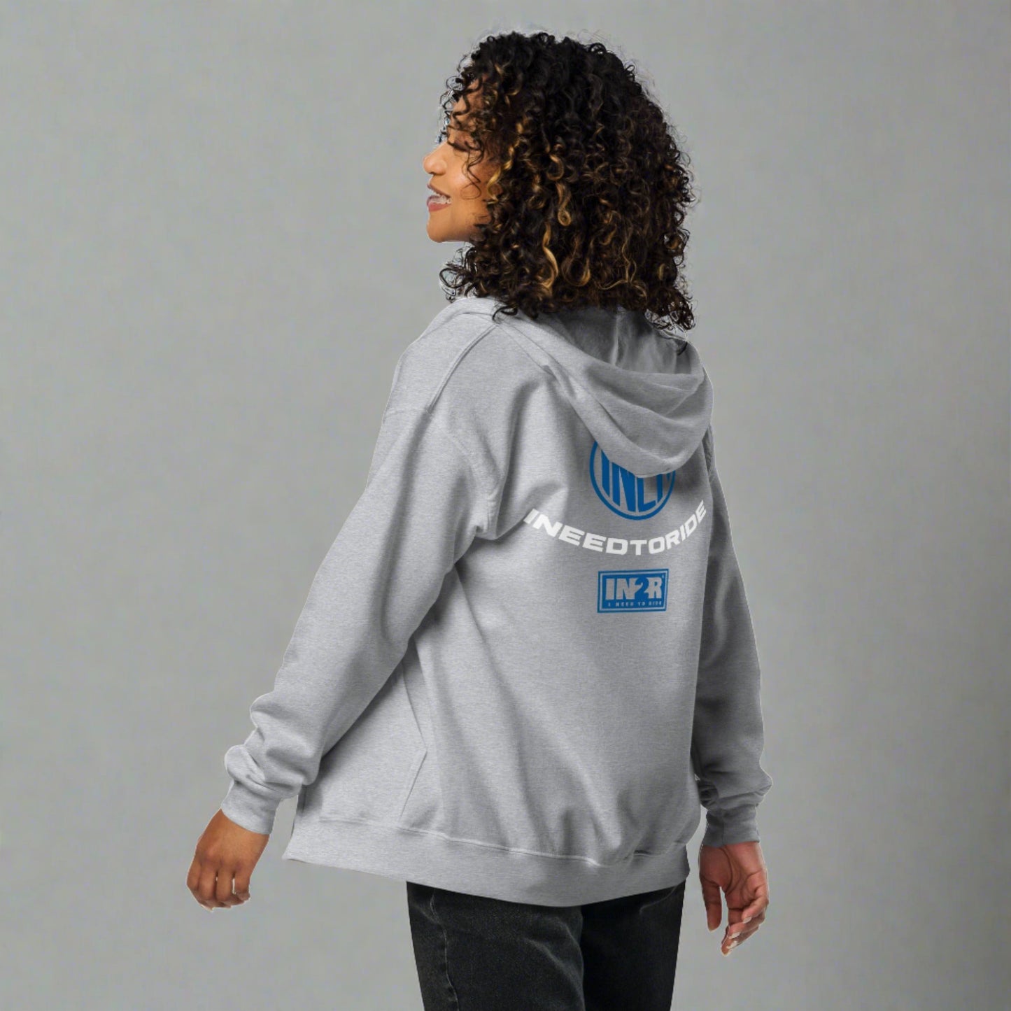 Urban Street Zip Hoodie | Unisex Grey