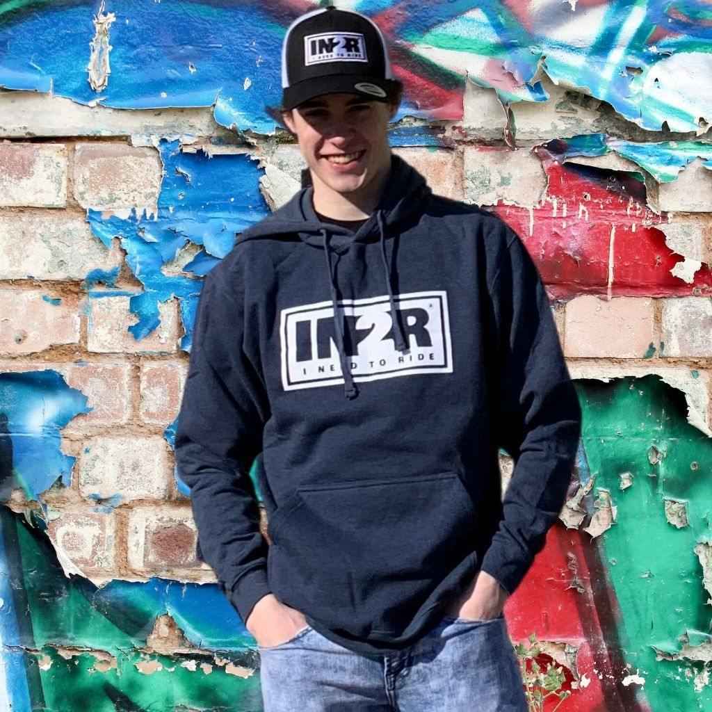 Heather Navy Original Hoodie | Unisex – IN2R Clothing and Apparel