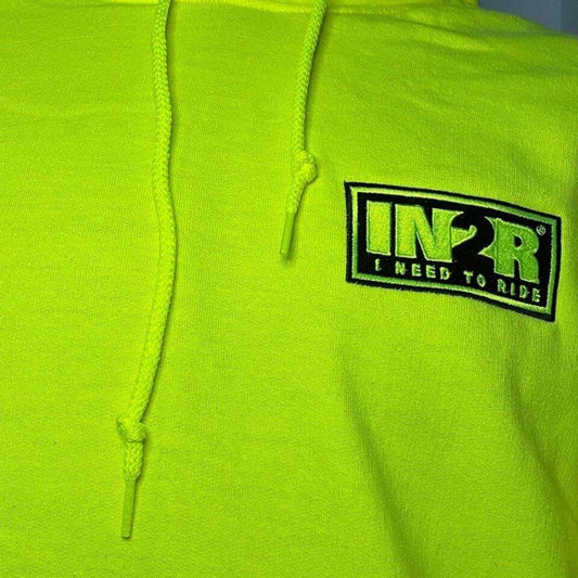 Neon Yellow "Street" Hoodie | IN2R Clothing & Apparel | Saskatoon, SK