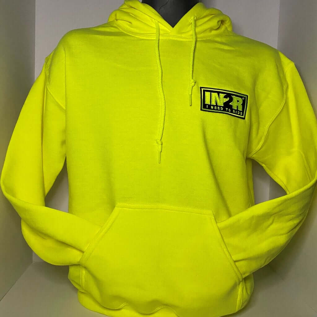 Neon Yellow Street Hoodie | IN2R Clothing & Apparel | Saskatoon, SK