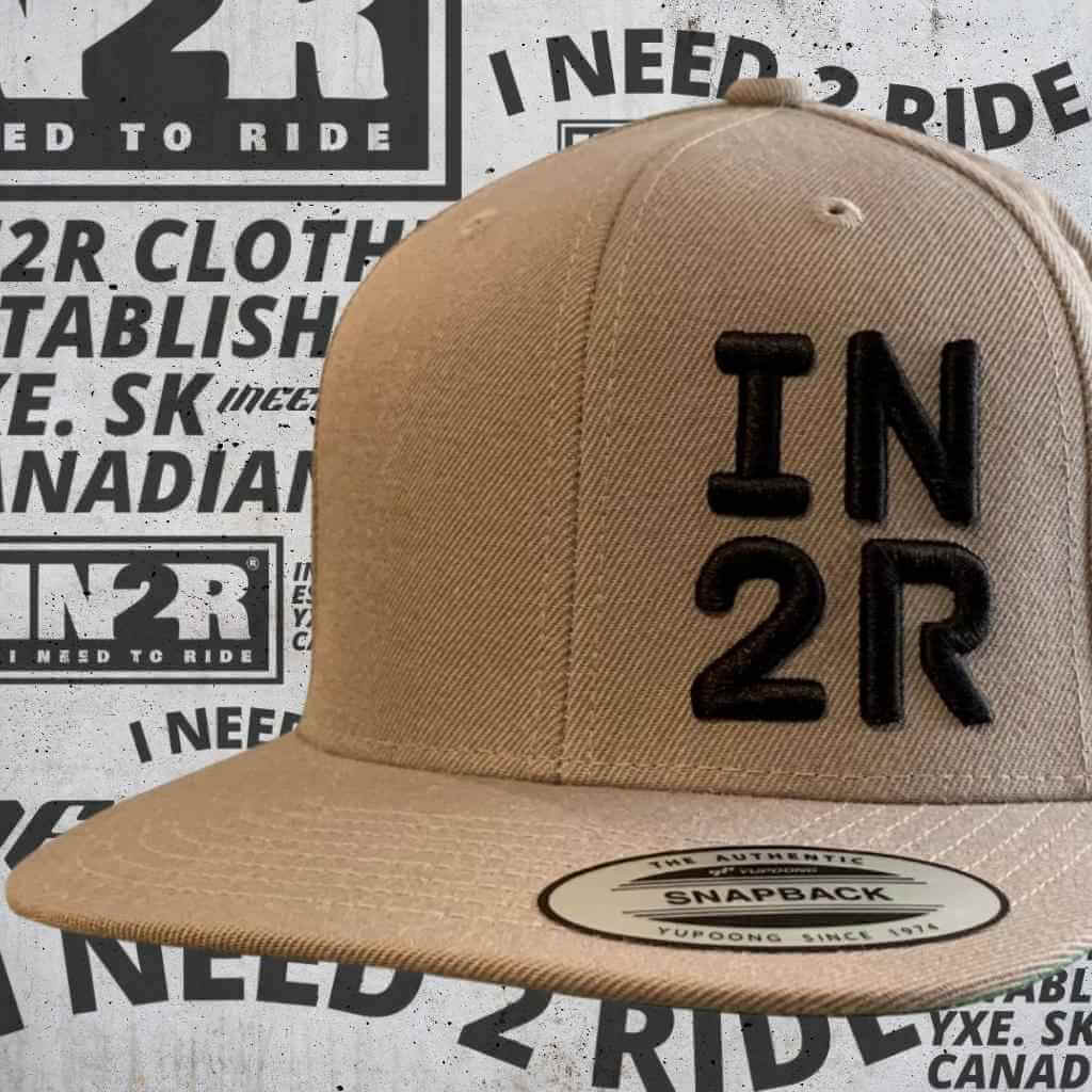 Unleashed Silver/Grey Flat Brim Snapback - IN2R Clothing & Apparel, Saskatoon, SK.