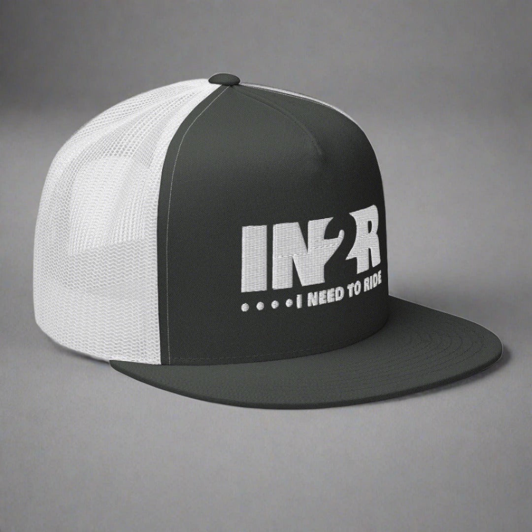Serenity Seeker Charcoal/White Trucker Snapback Right Front View