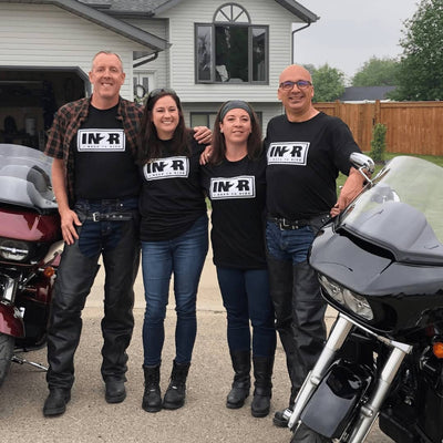 Glen Martens wearing an IN2R shirt in Saskatoon