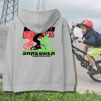Park Shredder Youth Hoodie Athletic Heather BackView