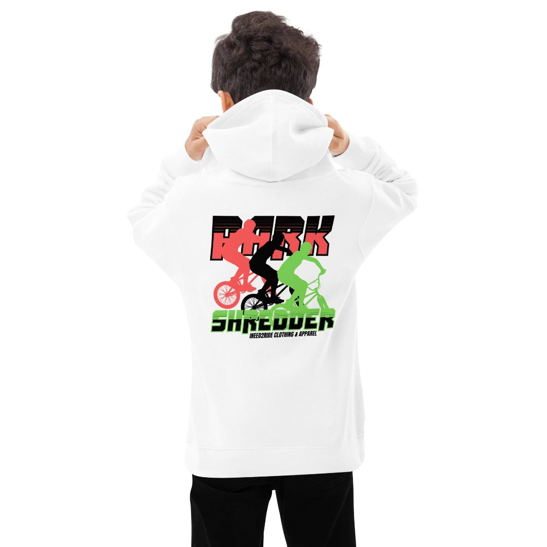 Park Shredder Youth Hoodie White Back View
