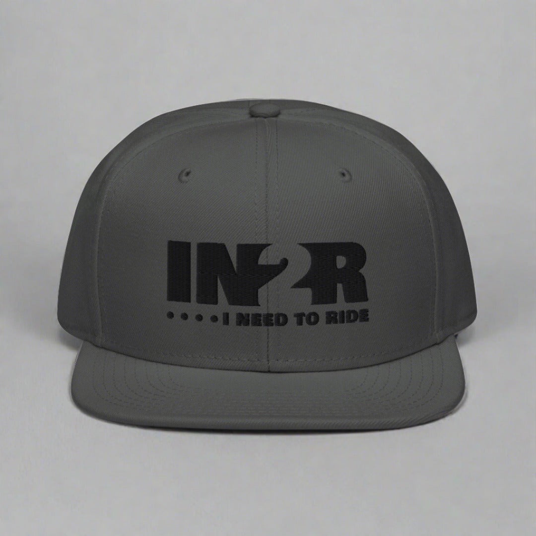 Serenity Seeker Charcoal Grey Snapback Front View