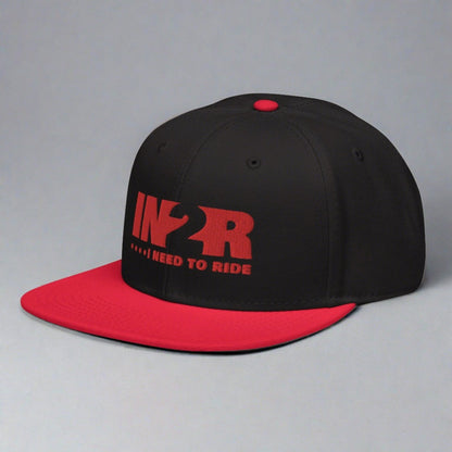 Serenity Seeker Black/Red Snapback Left Front View