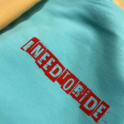 Sweet Sensations Premium Heavyweight Hoodies in Mint and Peach featuring exclusive IN2R artwork and oversized back graphics.