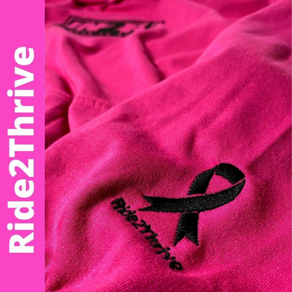 Ride2Thrive Hot Pink Hoodie from IN2R Clothing & Apparel, Saskatoon, SK.
