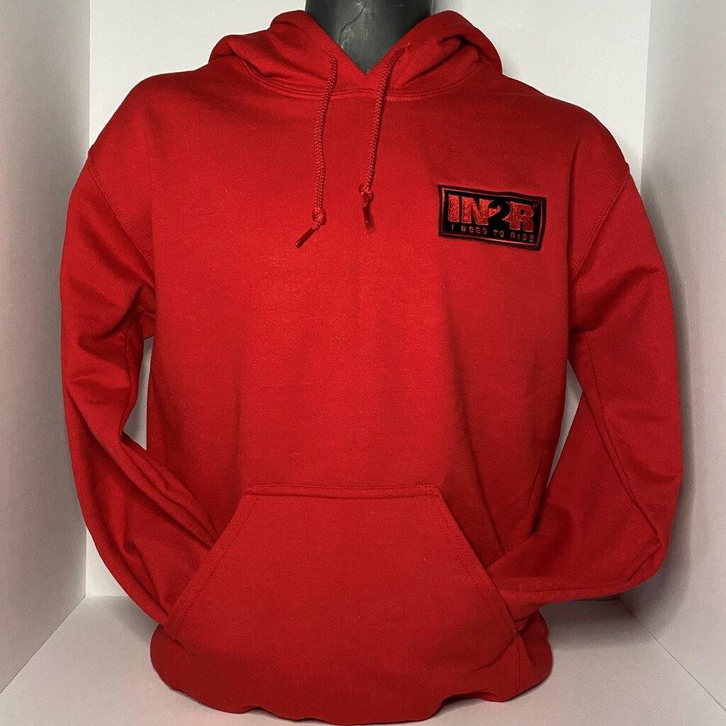 Classic Red Street Hoodie - IN2R Clothing and Apparel, Saskatoon, SK.