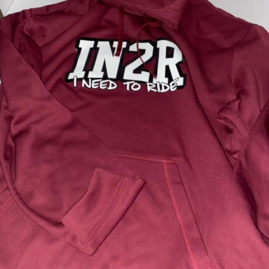 Varsity Hoodie - Maroon | IN2R Clothing & Apparel | Saskatoon, Saskatchewan