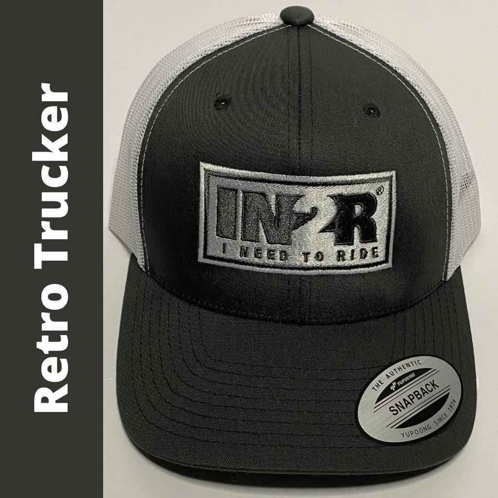 Original Charcoal/White SnapBack Trucker Hat - IN2R Clothing and Apparel, Saskatoon, SK.