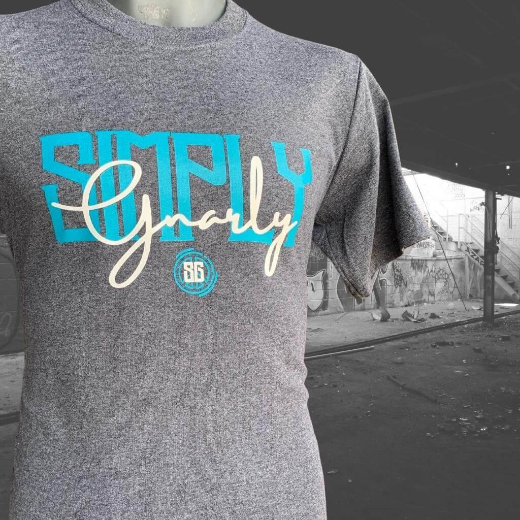 Simply Gnarly Dark Heather Tee | IN2R Clothing & Apparel | Saskatoon, Saskatchewan