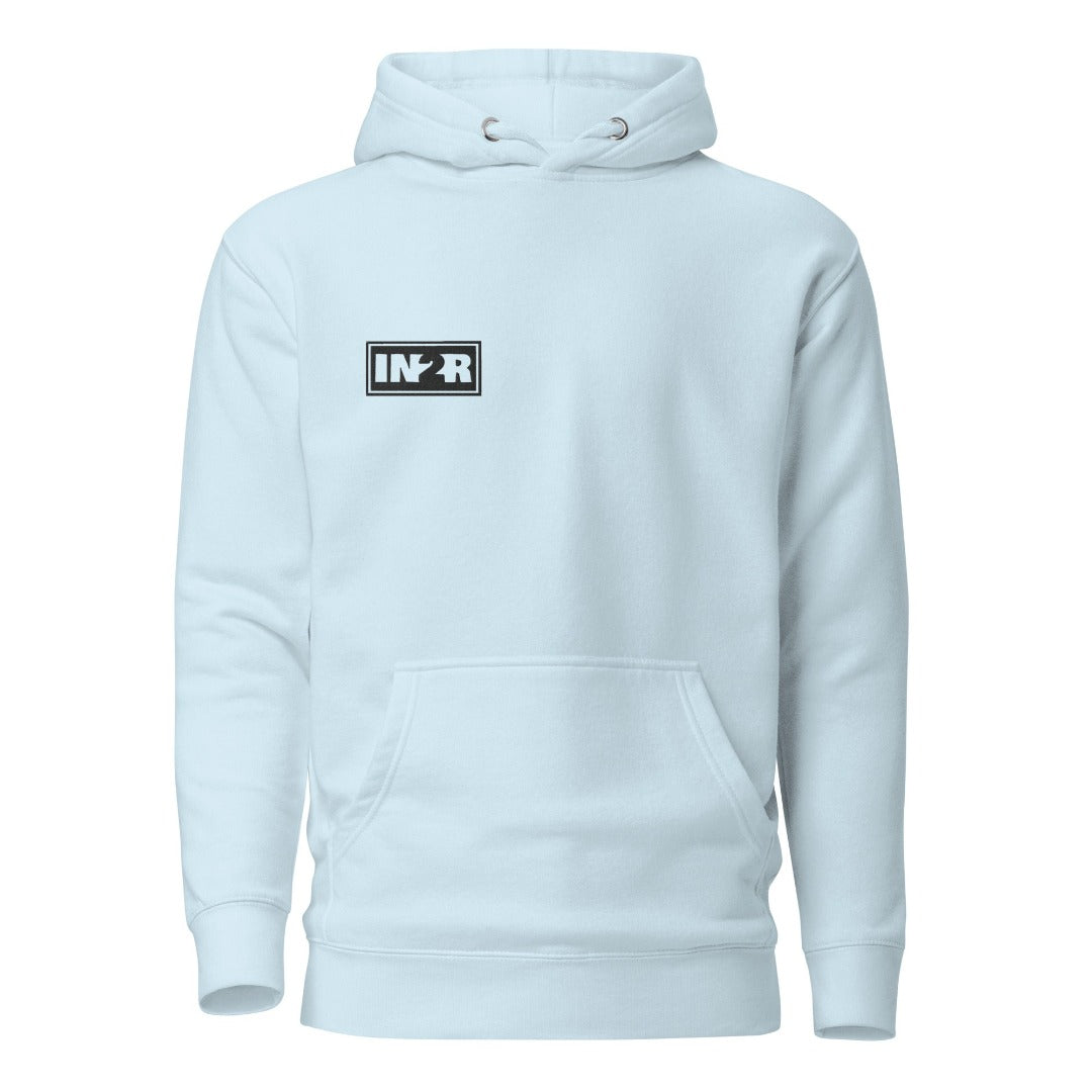 Surfs Up Sky Blue Hoodie Front